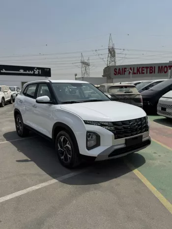 Brand New Hyundai Creta 2025 Model Year White Color Exterior 