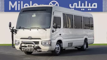 TOYOTA COASTER 4.2L 2025 MODEL YEAR WHITE COLOR EXTERIOR