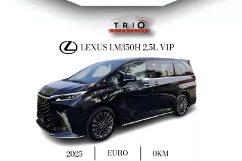 Lexus LM350H VIP 2025 Model Year 4 Seater Hybrid Black Color Exterior