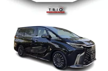 Lexus LM350H VIP 2025 Model Year 4 Seater Hybrid Black Color Exterior