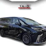 Lexus LM350H VIP 2025 Model Year 4 Seater Hybrid Black Color Exterior - Thumbnail 2