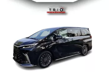 Lexus LM350H VIP 2025 Model Year 4 Seater Hybrid Black Color Exterior