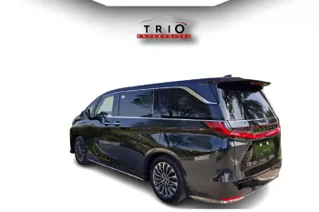 Lexus LM350H VIP 2025 Model Year 4 Seater Hybrid Black Color Exterior