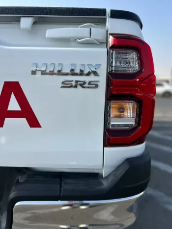 Toyota Hilux SR.5 2.7L Petrol 2025 Model Year White Color Exterior 