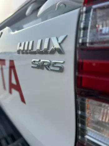 Toyota Hilux SR.5 2.7L Petrol 2025 Model Year White Color Exterior 