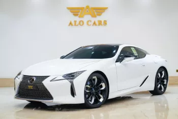 Lexus LC500 5.0L Petrol V8 2025 Model Year White Color Exterior 