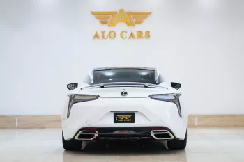 Lexus LC500 5.0L Petrol V8 2025 Model Year White Color Exterior 
