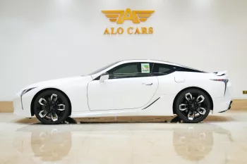 Lexus LC500 5.0L Petrol V8 2025 Model Year White Color Exterior 