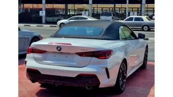 BMW 420i M Sport Convertible 2025 Model Year White Color Exterior 