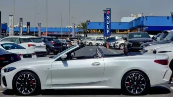 BMW 420i M Sport Convertible 2025 Model Year White Color Exterior 
