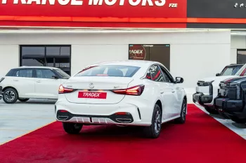 MG 5 1.5L Petrol V4 2025 Model Year White Color Exterior