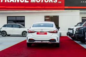 MG 5 1.5L Petrol V4 2025 Model Year White Color Exterior
