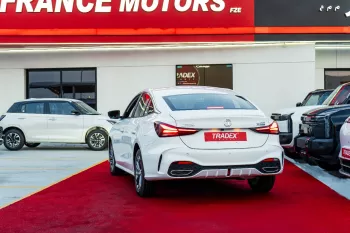 MG 5 1.5L Petrol V4 2025 Model Year White Color Exterior