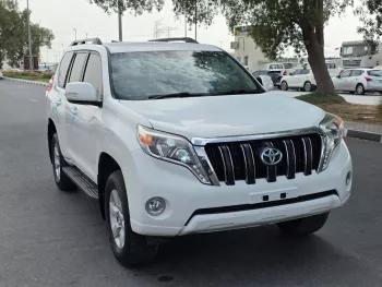 Toyota Prado 2.8L Diesel 2016 Model Year White Color Exterior 