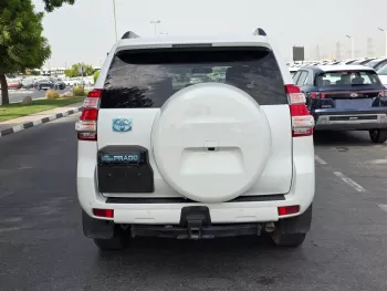Toyota Prado 2.8L Diesel 2016 Model Year White Color Exterior 