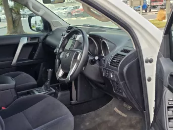 Toyota Prado 2.8L Diesel 2016 Model Year White Color Exterior 