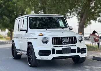 Mercedes-Benz G63 4.0L Petrol 2020 Model Year White Color Exterior 