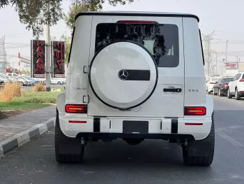 Mercedes-Benz G63 4.0L Petrol 2020 Model Year White Color Exterior 