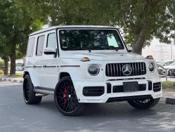 Mercedes-Benz G63 4.0L Petrol 2020 Model Year White Color Exterior 