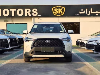  Toyota Corolla Cross 2.0L Hybrid 2025 Model Year White Color Exterior