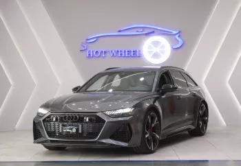 AUDI RS6 2022 MODEL YEAR PETROL GRAY COLOR EXTERIOR