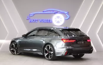 AUDI RS6 2022 MODEL YEAR PETROL GRAY COLOR EXTERIOR