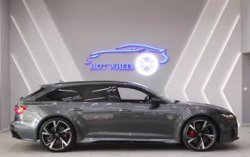 AUDI RS6 2022 MODEL YEAR PETROL GRAY COLOR EXTERIOR