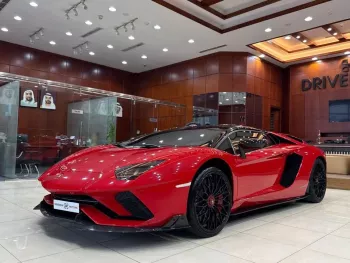 Lamborghini Aventador S 6.5L Petrol 2018 Model Year Red Color Exterior 