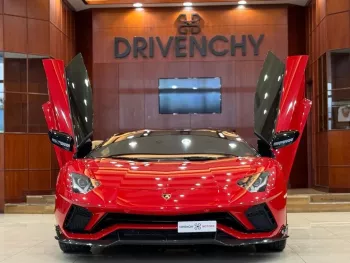 Lamborghini Aventador S 6.5L Petrol 2018 Model Year Red Color Exterior 
