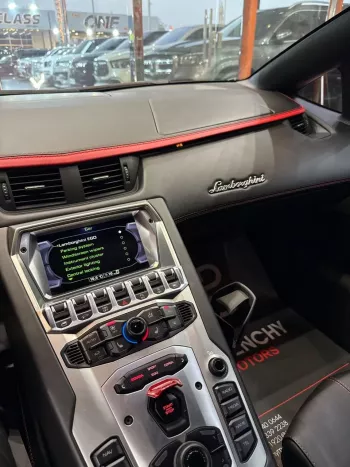Lamborghini Aventador S 6.5L Petrol 2018 Model Year Red Color Exterior 