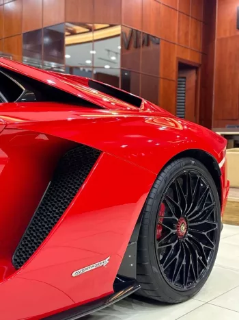 Lamborghini Aventador S 6.5L Petrol 2018 Model Year Red Color Exterior 