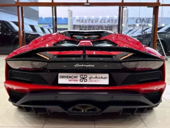 Lamborghini Aventador S 6.5L Petrol 2018 Model Year Red Color Exterior 