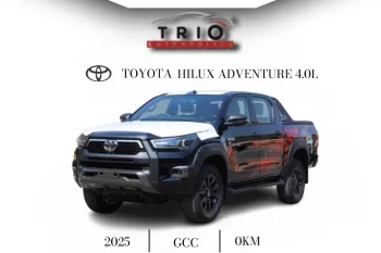TOYOTA HILUX ADVENTURE 4.0L PETROL 2025 MODEL YEAR BLACK COLOR ( OMAN SPEC )