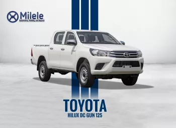 TOYOTA HILUX DC GUN 125 2.4 2025 MODEL YEAR WHITE COLOR EXTERIOR