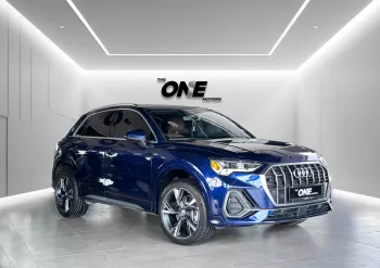 Audi Q3 S Line 2.0L Petrol 2024 Model Year Blue Color Exterior 