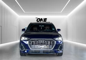 Audi Q3 S Line 2.0L Petrol 2024 Model Year Blue Color Exterior 