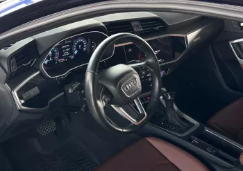 Audi Q3 S Line 2.0L Petrol 2024 Model Year Blue Color Exterior 