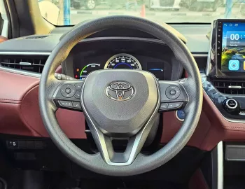 Toyota Corolla Cross 1.8L hybrid 2025 Model Year White Color Exterior