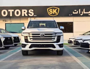 Toyota Land Cruiser VXR 3.5L Petrol 2025 Model Year White Color Exterior 