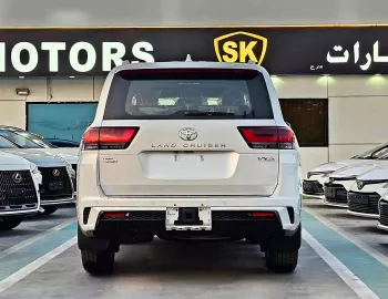 Toyota Land Cruiser VXR 3.5L Petrol 2025 Model Year White Color Exterior 