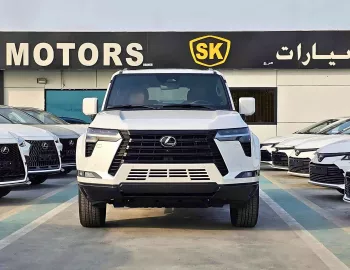 Lexus GX550 3.5L Petrol 2025 Model Year White Color Exterior 