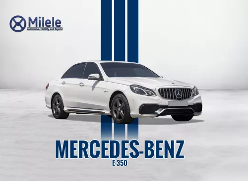 MERCEDES-BENZ E CLASS 350 3.5L 2016 MODEL YEAR WHITE COLOR