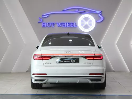 Audi A8 L 60 TFSI QUATTRO 2019 Model Year V8 GCC Specs White Color