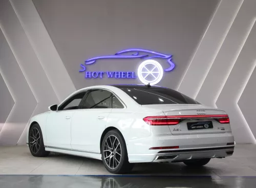 Audi A8 L 60 TFSI QUATTRO 2019 Model Year V8 GCC Specs White Color