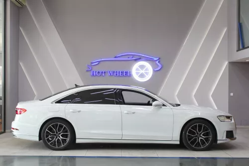 Audi A8 L 60 TFSI QUATTRO 2019 Model Year V8 GCC Specs White Color