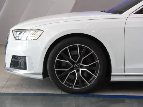 Audi A8 L 60 TFSI QUATTRO 2019 Model Year V8 GCC Specs White Color