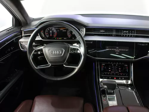 Audi A8 L 60 TFSI QUATTRO 2019 Model Year V8 GCC Specs White Color