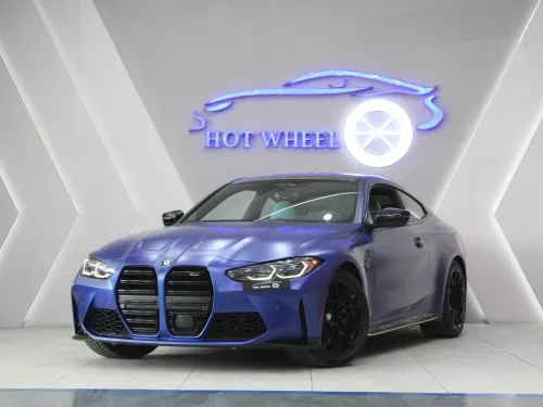 BMW M4 Competition 2022 Model Year V6 Petrol Blue Color Exterior