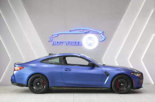 BMW M4 Competition 2022 Model Year V6 Petrol Blue Color Exterior