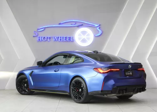 BMW M4 Competition 2022 Model Year V6 Petrol Blue Color Exterior